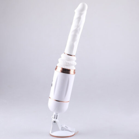 Seks maszyna sterowana aplikacją, samobieżna, teleskopowa, , podgrzewane dildo na przyssawce, silikon, USB Seks maszyna sterowana aplikacją, samobieżna, teleskopowa, , podgrzewane dildo na przyssawce, silikon, USB