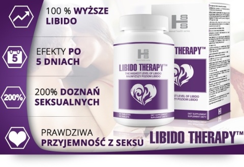 Suplement diety Libido Therapy, dla kobiet, podnosi libido, wzmacnia doznania, 30 kapsułek Suplement diety Libido Therapy, dla kobiet, podnosi libido, wzmacnia doznania, 30 kapsułek