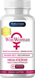 Suplement diety dla kobiet, Win Woman, wzmacnia libido, ułatwia orgazm, 60 kapsułek po 425 mg Suplement diety dla kobiet, Win Woman, wzmacnia libido, ułatwia orgazm, 60 kapsułek po 425 mg