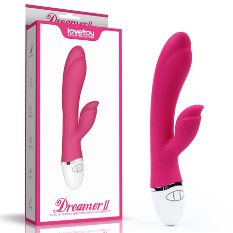 Wibrator Lovetoy Dreamer, 2 silniki, silikon, USB Wibrator Lovetoy Dreamer, 2 silniki, silikon, USB