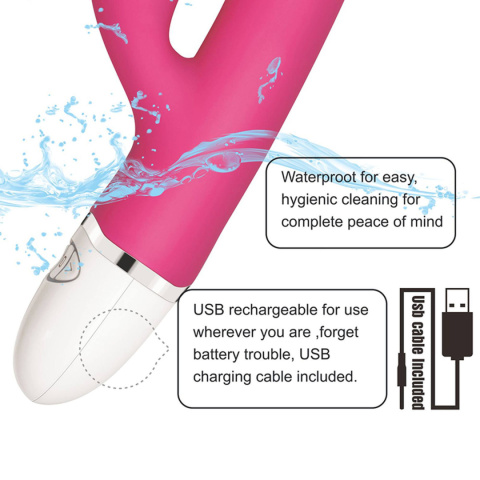 Wibrator Lovetoy Dreamer, 2 silniki, silikon, USB Wibrator Lovetoy Dreamer, 2 silniki, silikon, USB