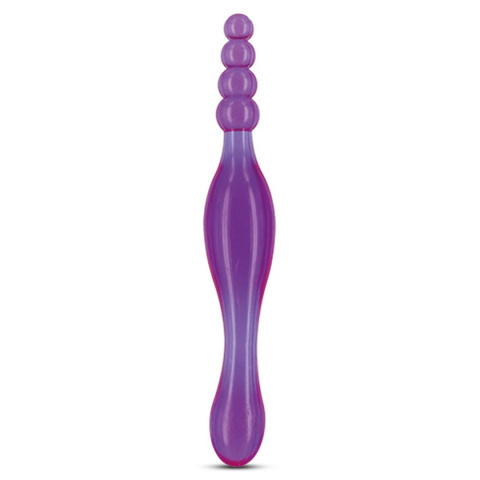 Dildo analne dwustronne fioletowe, dla początujacych, ABS Dildo analne dwustronne fioletowe, dla początujacych, ABS