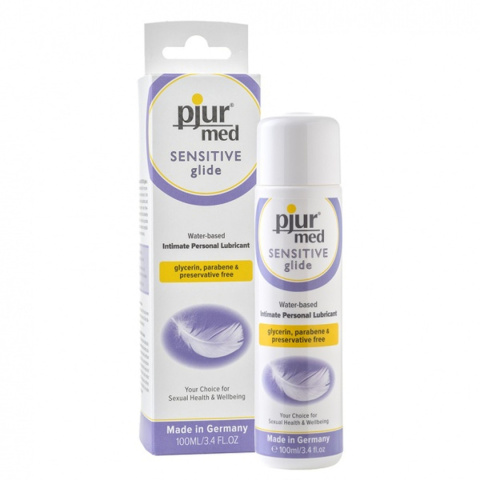 Lubrykant (żel wodny) bez gliceryny, dla skóry bardzo delikatnej, Pjur , 100 ml Lubrykant (żel wodny) bez gliceryny, dla skóry bardzo delikatnej, Pjur , 100 ml
