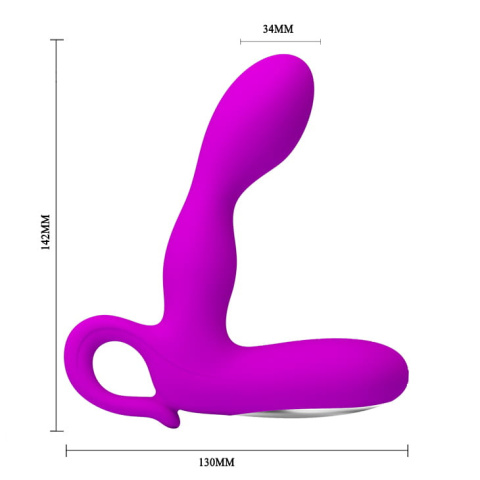 Masażer prostaty Barrack, wibracje, silikon, USB Masażer prostaty Barrack, wibracje, silikon, USB