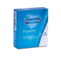 Prezerwatywy lateksowe Pasante Passion, żebrowane, 3 szt Prezerwatywy lateksowe Pasante Passion, żebrowane, 3 szt