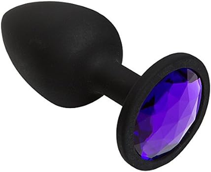 Silikonowy korek analny (zatyczka analna, plug), z kryształem, rozmiar L. Silikonowy korek analny (zatyczka analna, plug), z kryształem, rozmiar L.