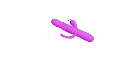 Wibrator wielofunkcyjny, 3 punkty jednoczesnej stymulacji, Luxurious Thruster, silikon, USB Wibrator wielofunkcyjny, 3 punkty jednoczesnej stymulacji, Luxurious Thruster, silikon, USB