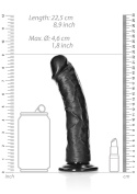 Dildo na przyssawce RealRock 8", duże, bez wibracji, bez jąder, PVC Dildo na przyssawce RealRock 8", duże, bez wibracji, bez jąder, PVC