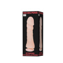 Dildo na przyssawce, bez jąder, cyberskóra, rozmiar XL, proste, The Big Penis, Baile