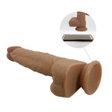 Dildo na przyssawce, teleskopowe Jonathan, ruch posuwisty i wibracje, silikon, pilot zdalny Dildo na przyssawce, teleskopowe Jonathan, ruch posuwisty i wibracje, silikon, pilot zdalny