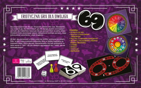 Gra planszowa dla par, "69" Gra planszowa dla par, "69"