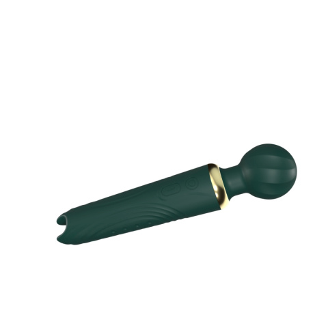 Masażer łechtaczki, szmaragdowa, magiczna różdżka, dwustronna, silikon, USB. Masażer łechtaczki, szmaragdowa, magiczna różdżka, dwustronna, silikon, USB.