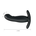 Masażer prostaty z funkcją stymulacji przesuwną kulką, Tickling, silikon, USB Masażer prostaty z funkcją stymulacji przesuwną kulką, Tickling, silikon, USB