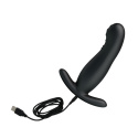 Masażer prostaty z funkcją stymulacji przesuwną kulką, Tickling, silikon, USB Masażer prostaty z funkcją stymulacji przesuwną kulką, Tickling, silikon, USB