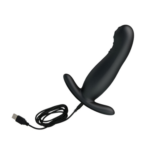 Masażer prostaty z funkcją stymulacji przesuwną kulką, Tickling, silikon, USB Masażer prostaty z funkcją stymulacji przesuwną kulką, Tickling, silikon, USB