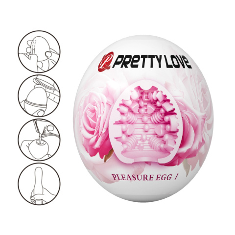 Masturbator podróżny, jajko - masażer penisa, Pleasure Egg, TPR, wielorazowy Masturbator podróżny, jajko - masażer penisa, Pleasure Egg, TPR, wielorazowy
