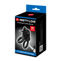 Pierścień na penisa i jądra, Passionate Ring, wibrujący, na baterie, TPR Pierścień na penisa i jądra, Passionate Ring, wibrujący, na baterie, TPR