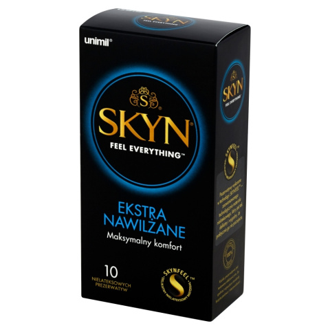 Prezerwatywy SKYN Extra Wet - bez lateksu, z dodatkowym lubrykantem, 10 szt Prezerwatywy SKYN Extra Wet - bez lateksu, z dodatkowym lubrykantem, 10 szt