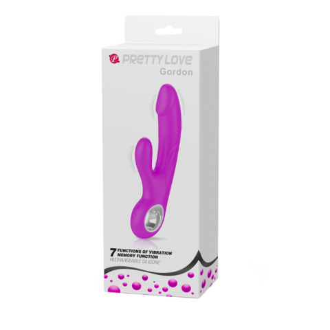 Wibrator Gordon, silikon, stymulacja łechtaczki, klasyczne wibracje, ładowany USB Wibrator Gordon, silikon, stymulacja łechtaczki, klasyczne wibracje, ładowany USB