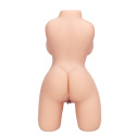 Masturbator, tors kobiety, replika ciała, wagina i anus oraz piersi, 3 kg, Crossed Legged, cyberskóra Masturbator, tors kobiety, replika ciała, wagina i anus oraz piersi, 3 kg, Crossed Legged, cyberskóra