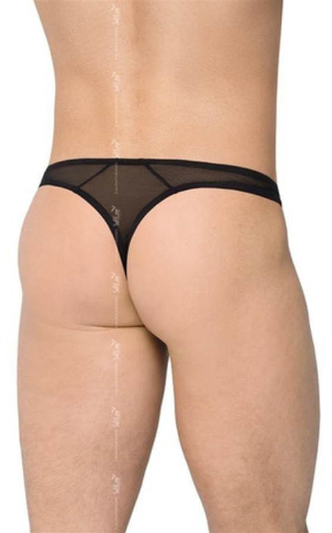 Męskie stringi (slipy), siatka i wetlook, Softline 4519 Męskie stringi (slipy), siatka i wetlook, Softline 4519