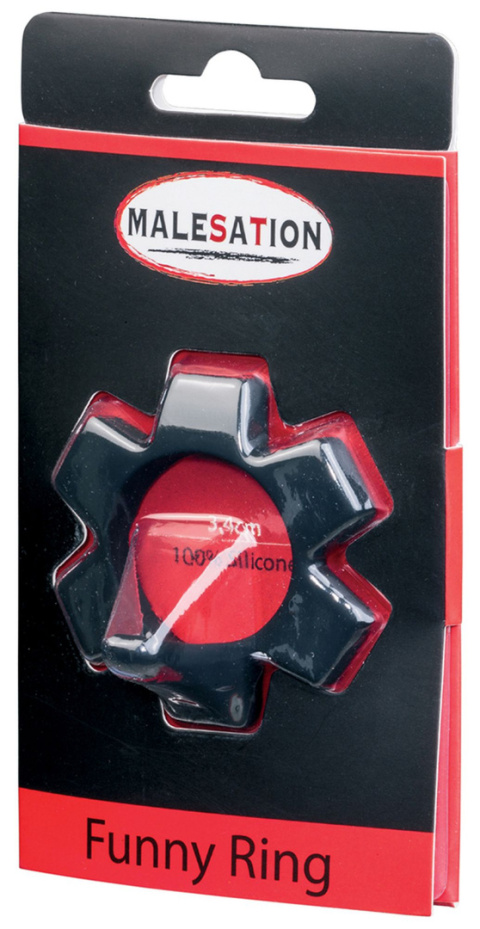 Pierścień erekcyjny z podstawką, Funny Ring, Malesation, silikon Pierścień erekcyjny z podstawką, Funny Ring, Malesation, silikon
