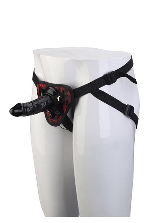 Strap-on do zakładania przez kobietę, Blaze Deluxe, bez wibracji, Neopren, PVC Strap-on do zakładania przez kobietę, Blaze Deluxe, bez wibracji, Neopren, PVC