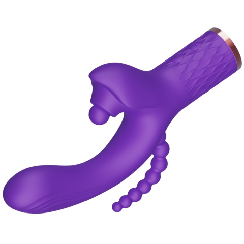 Wibrator Patty do stymulacji 3 punktów jednocześnie, USB, silikon Wibrator Patty do stymulacji 3 punktów jednocześnie, USB, silikon