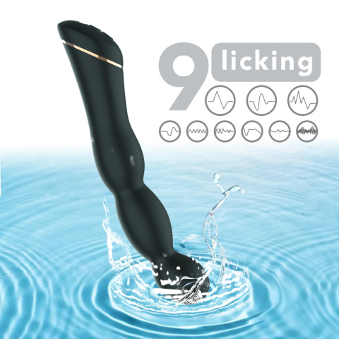 Wibrator analny lub waginalny, do stymulacji punktu G lub prostaty, Laband, silikon, USB Wibrator analny lub waginalny, do stymulacji punktu G lub prostaty, Laband, silikon, USB