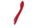 Wibrator do stymulacji punktu G, czerwony, silikon, USB, G Spot Wibrator do stymulacji punktu G, czerwony, silikon, USB, G Spot