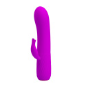 Wibrator ze stymulacją łechtaczki, maly, Omar, silikon, USB Wibrator ze stymulacją łechtaczki, maly, Omar, silikon, USB