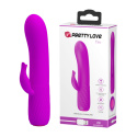 Wibrator ze stymulacją łechtaczki, maly, Omar, silikon, USB Wibrator ze stymulacją łechtaczki, maly, Omar, silikon, USB