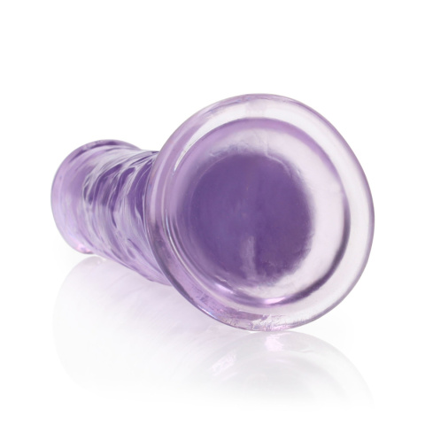 Dildo na przyssawce, 9.0, krystalicznie fiołkowe, bez jąder, TPE Dildo na przyssawce, 9.0, krystalicznie fiołkowe, bez jąder, TPE