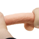 Dildo na przyssawce, Sliding Skin 8.1, TPR, bez wibracji, z kręgosłupem i przesuwną skórą, Baile Dildo na przyssawce, Sliding Skin 8.1, TPR, bez wibracji, z kręgosłupem i przesuwną skórą, Baile