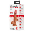 Dildo na przyssawce, Zebulon 7,6, TPR, bez wibracji, przesuwna skóra Dildo na przyssawce, Zebulon 7,6, TPR, bez wibracji, przesuwna skóra