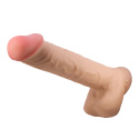 Dildo na przyssawce, bez wibracji, z kręgosłupem, Mendel, 10,2", TPR, Baile Dildo na przyssawce, bez wibracji, z kręgosłupem, Mendel, 10,2", TPR, Baile