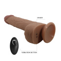 Dildo na przyssawce, premium, Tommy, ruch posuwisty i wibracje, pilot, silikon Dildo na przyssawce, premium, Tommy, ruch posuwisty i wibracje, pilot, silikon