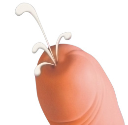 Dildo z wytryskiem, sprężyste, zasysające płyn, CumShot, PVC, You2toys
