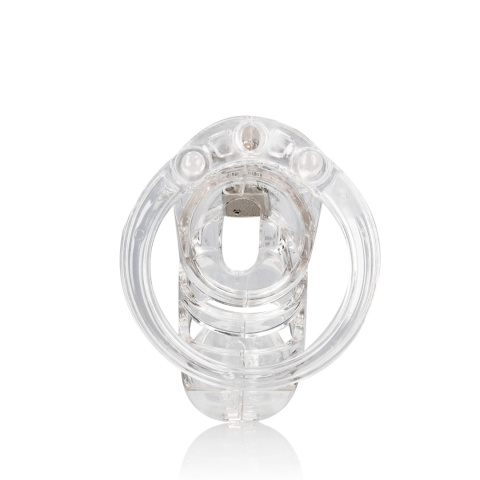 Klatka na penisa, Chastity Cage no 35, przezroczysta, poliwęglan, z kłódką Klatka na penisa, Chastity Cage no 35, przezroczysta, poliwęglan, z kłódką