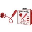 Masażer, stymulator dwustronny Ashlynn, usta z językiem i pulsator, Pretty Love Masażer, stymulator dwustronny Ashlynn, usta z językiem i pulsator, Pretty Love