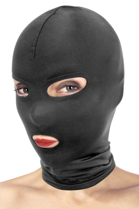 Maska BDSM, kaptur, otwory na oczy i usta, oddychająca Maska BDSM, kaptur, otwory na oczy i usta, oddychająca