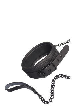 Obroża ze smyczą z łańcucha, miękka, masywna, wygodna, neopren, Blaze, unisex