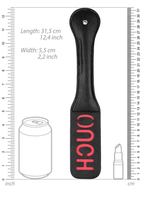Packa do klapsów, PVC, dwuwarstwowa, z napisem, dwukolorowa Packa do klapsów, PVC, dwuwarstwowa, z napisem, dwukolorowa