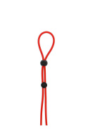 Pierścień erekcyjny typu "lasso", na penisa i jądra, z regulowanym obwodem, silikon Pierścień erekcyjny typu "lasso", na penisa i jądra, z regulowanym obwodem, silikon