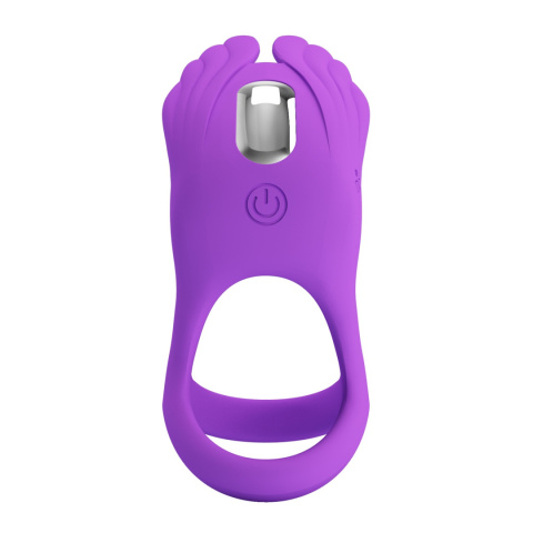 Pierścień na penisa, Silas, z wibracjami, stymulujący łechtaczkę, dla par, silikon, USB Pierścień na penisa, Silas, z wibracjami, stymulujący łechtaczkę, dla par, silikon, USB