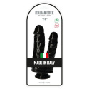 Podwójne dildo na przyssawce, PVC, Italian Cock 7,5" Podwójne dildo na przyssawce, PVC, Italian Cock 7,5"