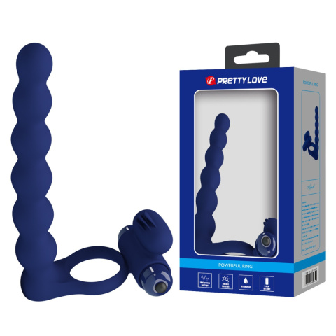 Strap-on do podwójnej penetracji, dildo analne zakładane na penisa, z wibracjami, stymulacja łechtaczki,Pretty Love Strap-on do podwójnej penetracji, dildo analne zakładane na penisa, z wibracjami, stymulacja łechtaczki,Pretty Love