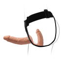 Strap-on podwójny, bez wibracji, TPR, Ultra Passionate 5,3, dildo wewnętrzne i zewnętrzne, zakładany przez kobietę Strap-on podwójny, bez wibracji, TPR, Ultra Passionate 5,3, dildo wewnętrzne i zewnętrzne, zakładany przez kobietę