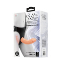 Strap-on podwójny, bez wibracji, TPR, Ultra Passionate 5,3, dildo wewnętrzne i zewnętrzne, zakładany przez kobietę Strap-on podwójny, bez wibracji, TPR, Ultra Passionate 5,3, dildo wewnętrzne i zewnętrzne, zakładany przez kobietę