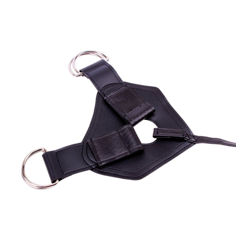 Uprząż do strap-ona RGB, 3 kółka, solidna konstrukcja, PVC Uprząż do strap-ona RGB, 3 kółka, solidna konstrukcja, PVC